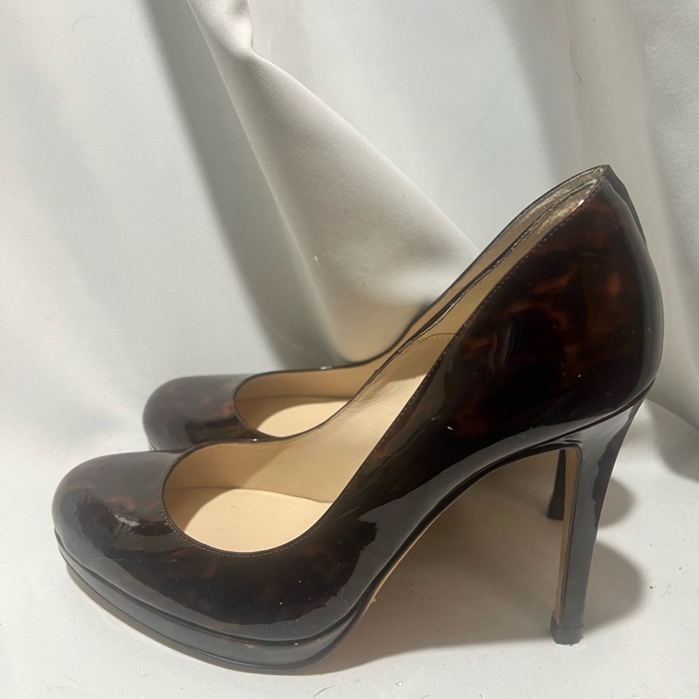 LK Bennett Sledge Tortoiseshell Heels size 40 - Picture 3 of 9